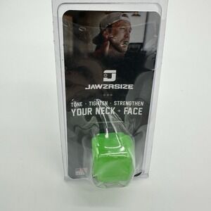 Jawzrsize Pop N Go Jawline Exerciser Facial Toner Green No Boil Made in USA